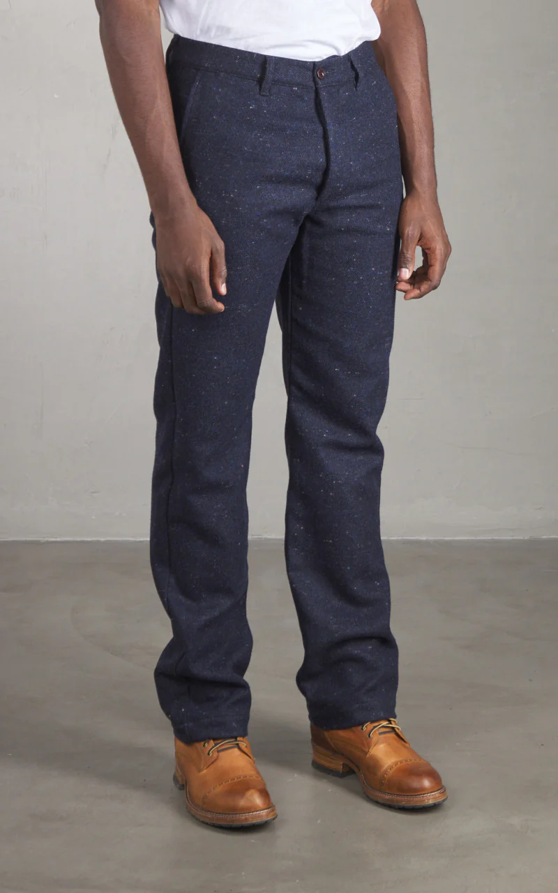 Tellason Chino Pant Tommy Wool Navy - Image 4