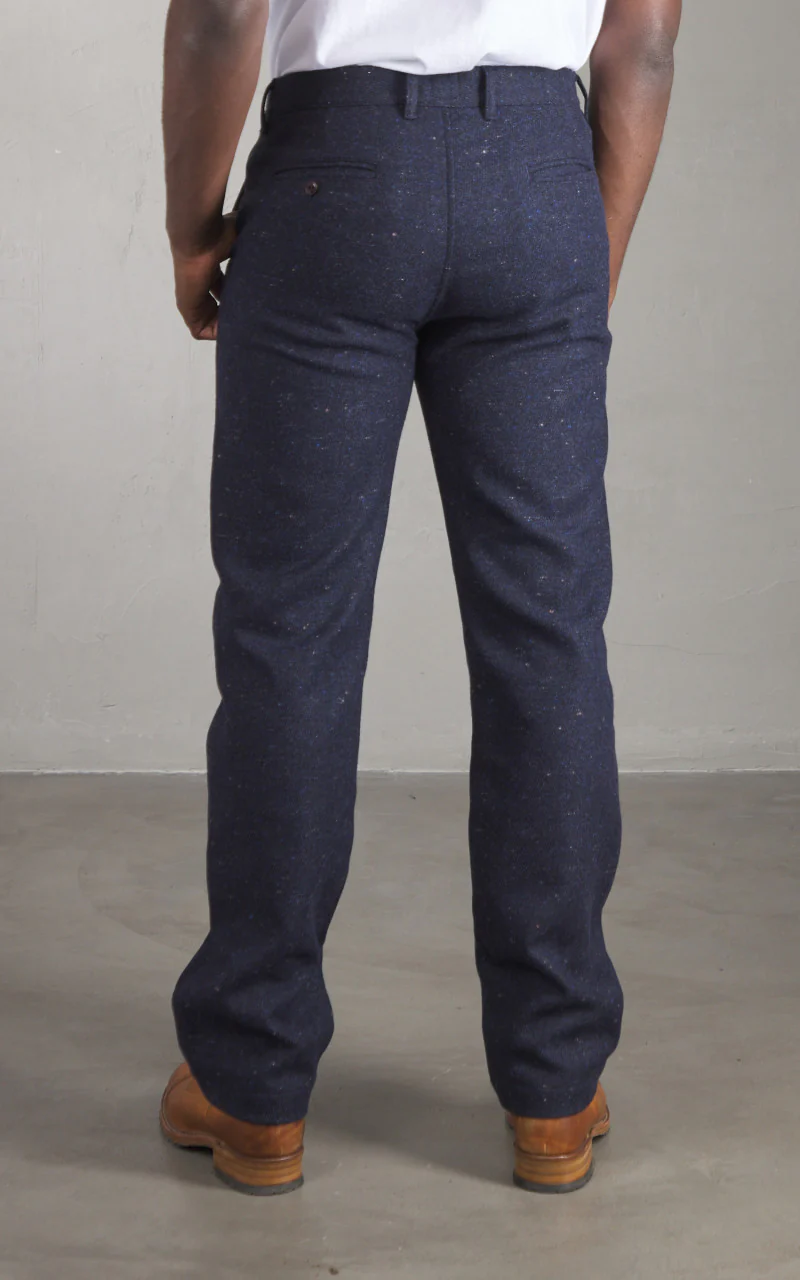 Tellason Chino Pant Tommy Wool Navy - Image 7