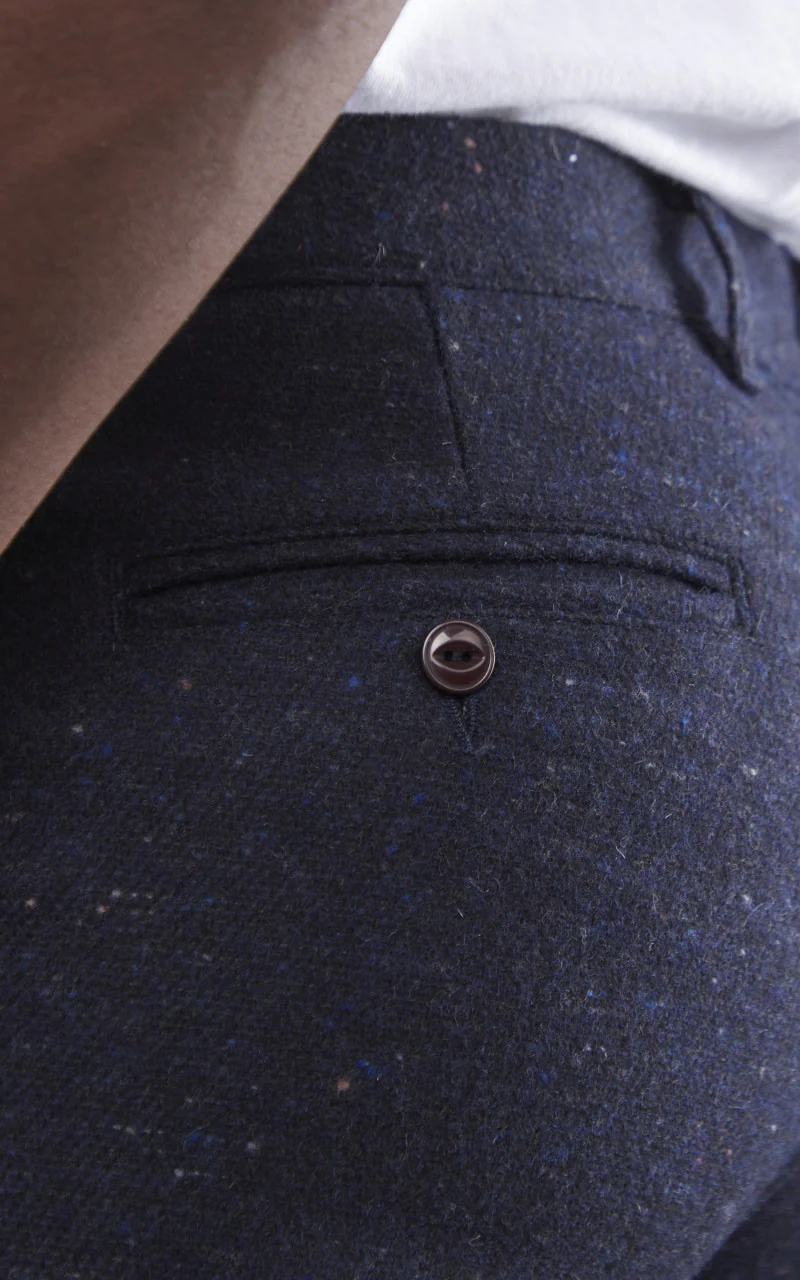 Tellason Chino Pant Tommy Wool Navy - Image 8