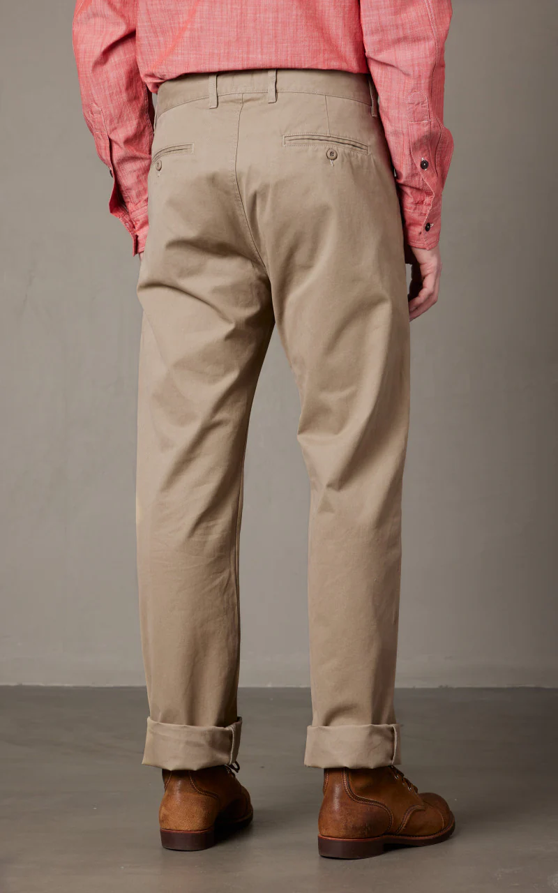 Tellason Chino Pant Triple Twisted Beige - Image 5
