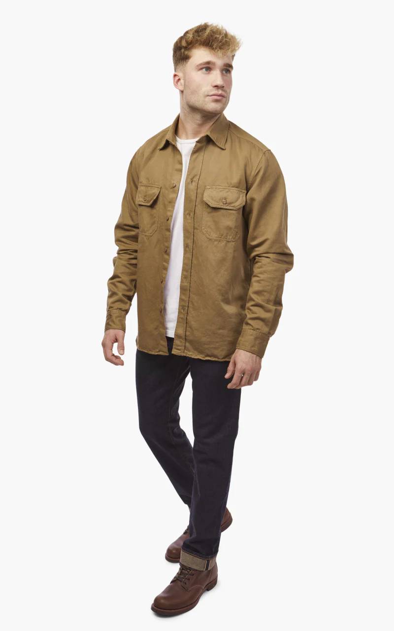 Tellason Clampdown Shirt Mustard - Image 2