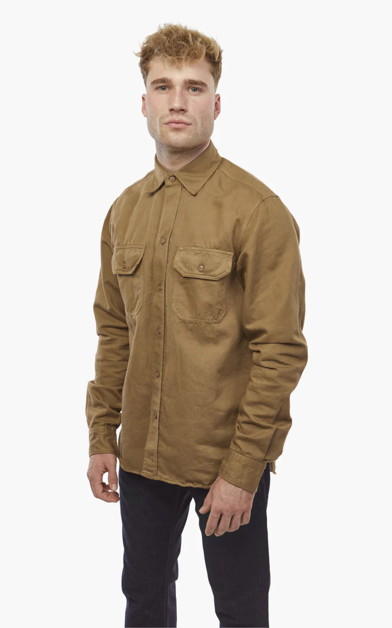 Tellason Clampdown Shirt Mustard - Image 3