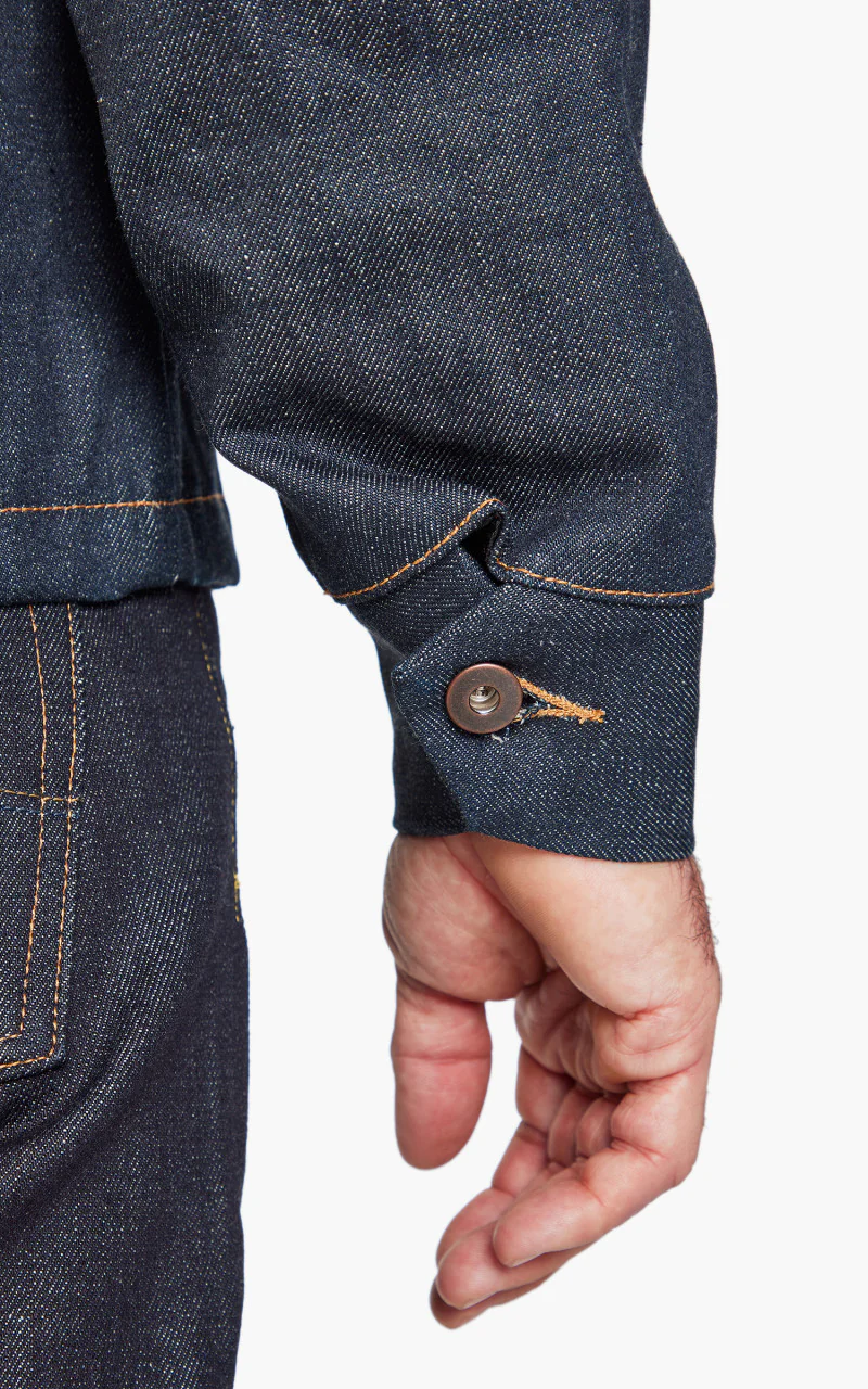 Tellason Coverall Jacket Blanket Lined Selvedge Denim Indigo 16.5oz - Image 7