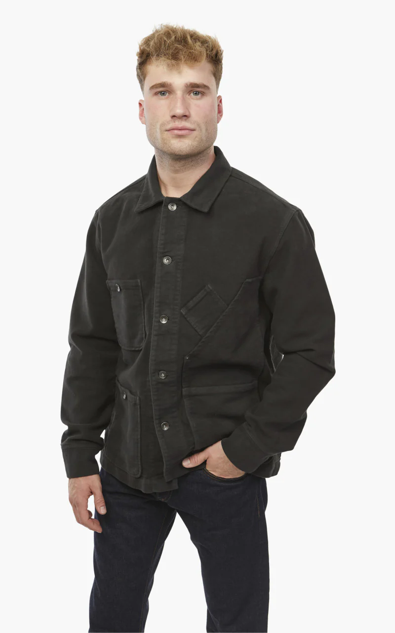 Tellason Coverall Jacket Heavy Moleskin Espresso - Image 3