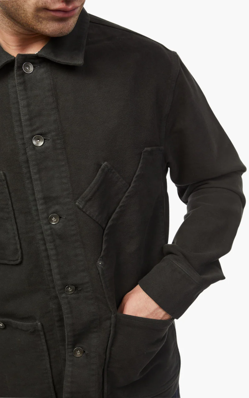 Tellason Coverall Jacket Heavy Moleskin Espresso - Image 7