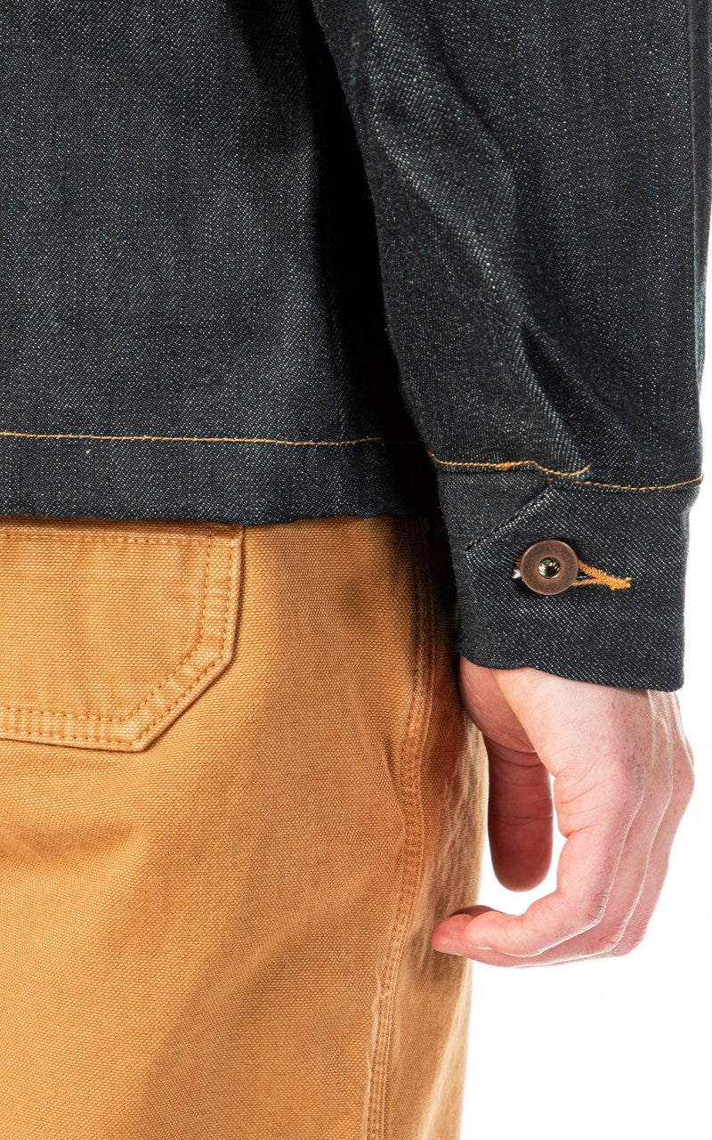 Tellason Coverall Jacket Selvedge Denim Indigo 16.5oz - Image 5