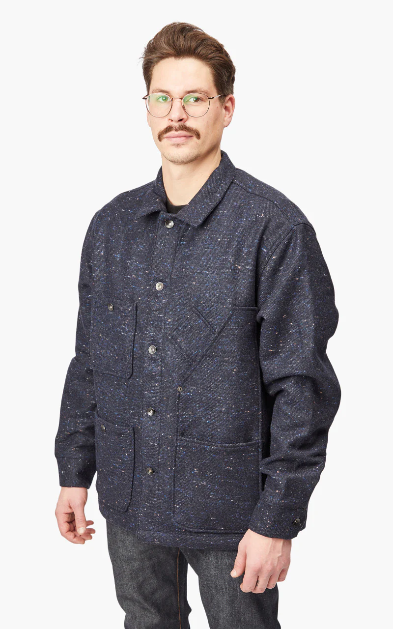 Tellason Coverall Jacket Tommy Wool Navy - Image 3