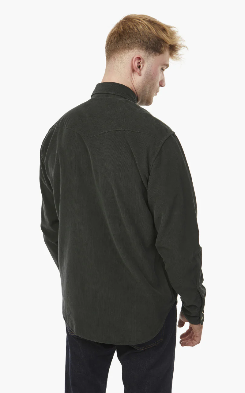 Tellason Cowboy Shirt Vell 16 Cisco Corduroy Espresso - Image 6