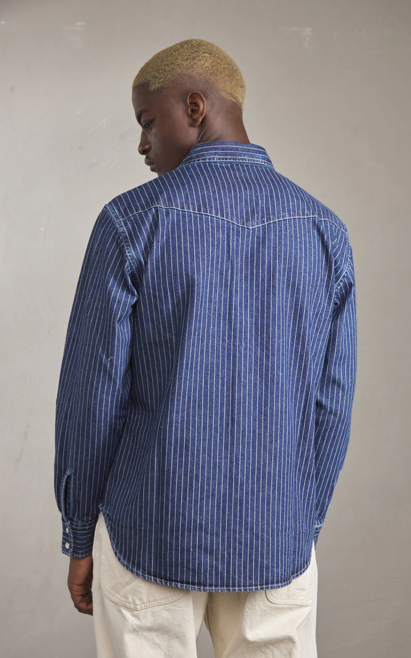 Tellason Cowboy Shirt Wabash Blue - Image 7