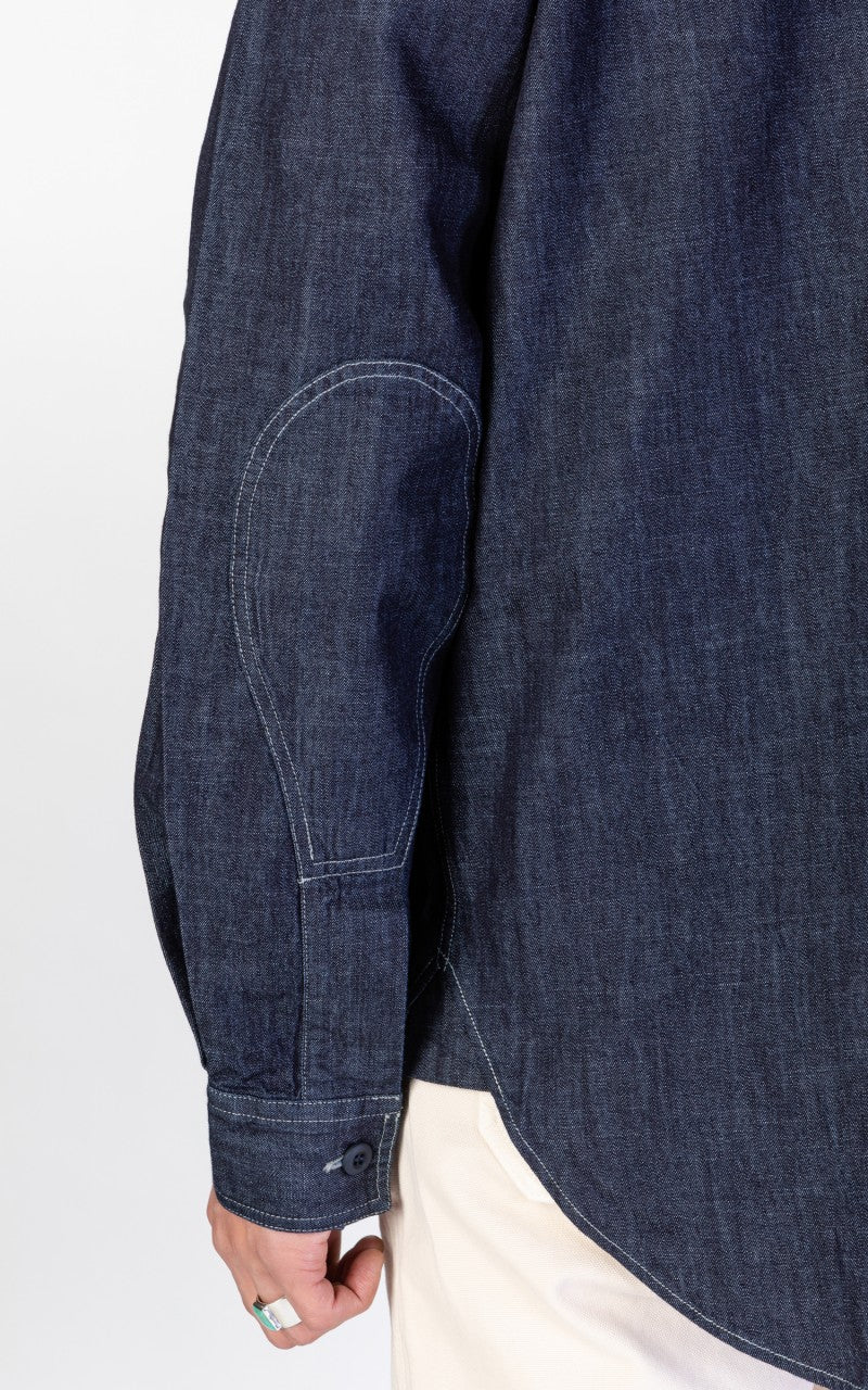 Tellason Dockworker Shirt Dry Indigo - Image 6