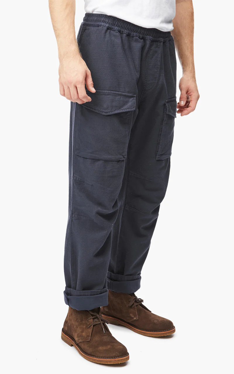 Tellason Easy Pant Sateen Dark Navy - Image 5