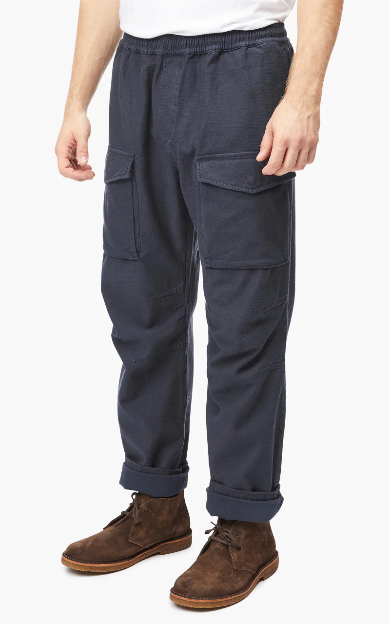 Tellason Easy Pant Sateen Dark Navy - Image 6