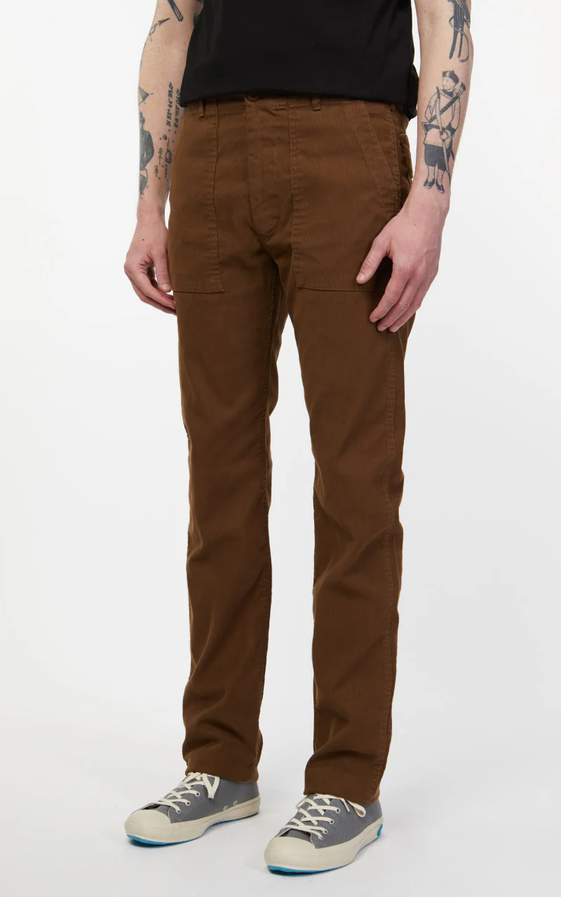 Tellason Fatigue Pant Tapered Gelsomino Mocha Brown - Image 4