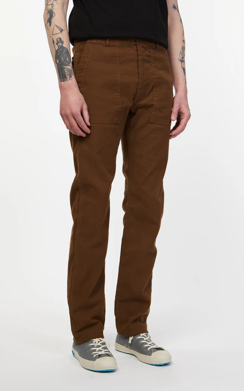 Tellason Fatigue Pant Tapered Gelsomino Mocha Brown - Image 5