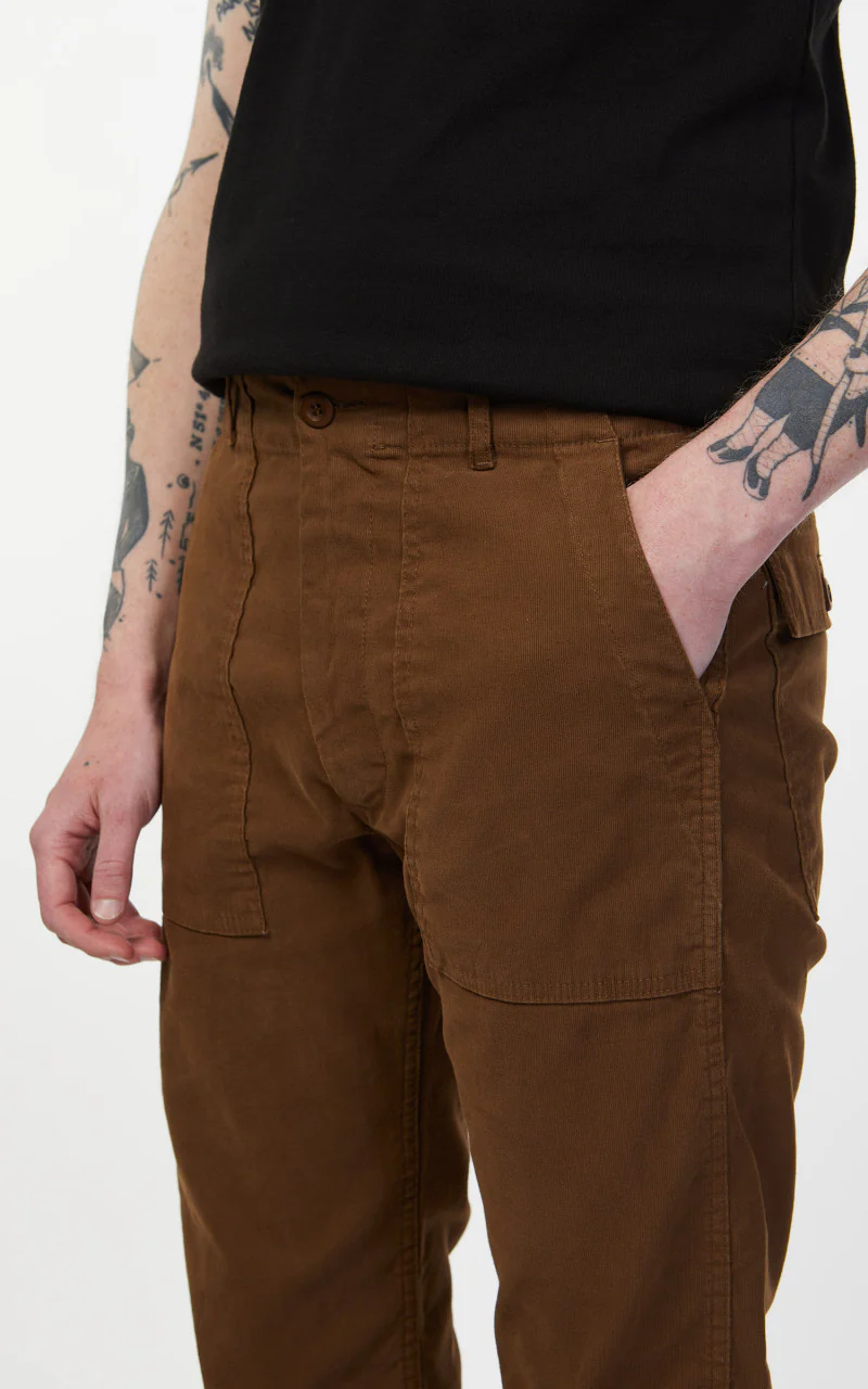 Tellason Fatigue Pant Tapered Gelsomino Mocha Brown - Image 8