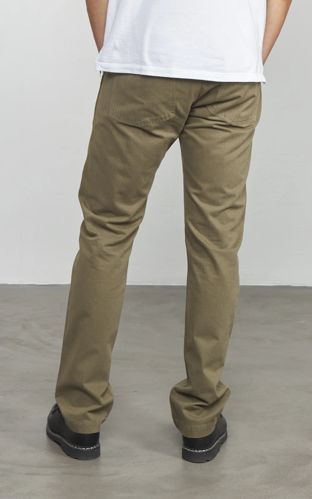 Tellason Fatigue Pant Tapered Herringbone Twill Military - Image 6