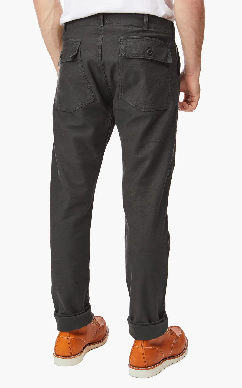 Tellason Fatigue Pant Tapered Sateen Espresso - Image 5