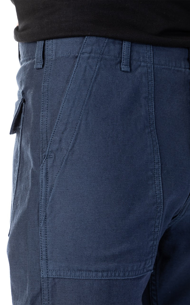 Tellason Fatigue Pant Tapered Sateen Navy - Image 6