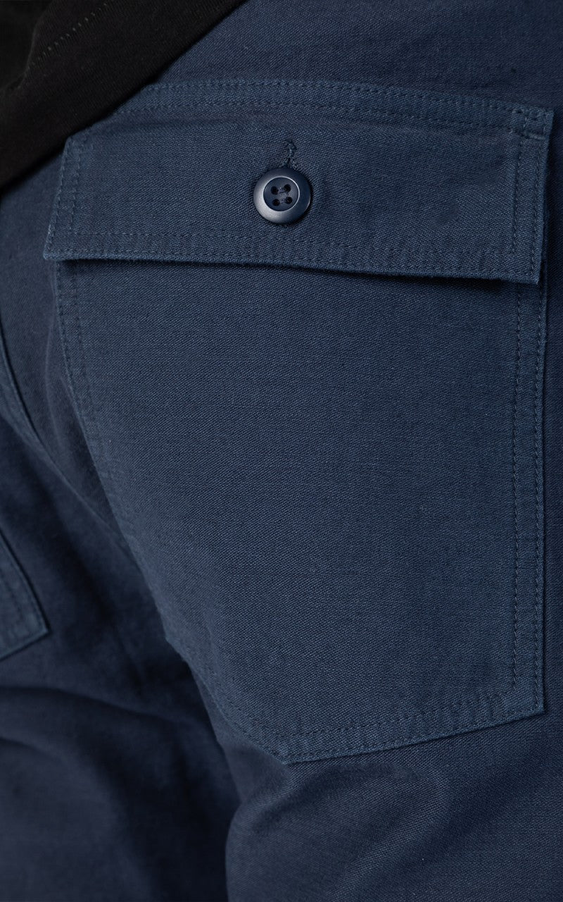 Tellason Fatigue Pant Tapered Sateen Navy - Image 7