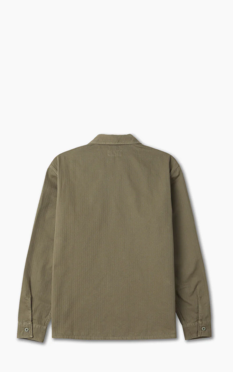 Tellason Fatigue Shirt Herringbone Twill Military - Image 3