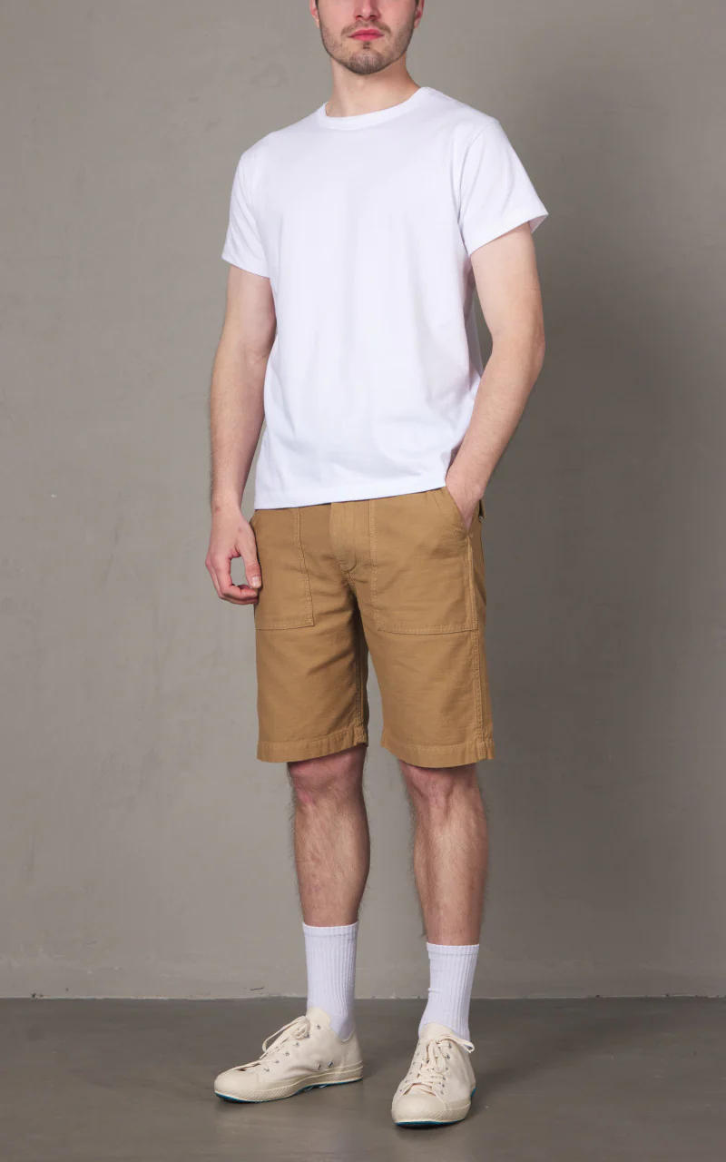 Tellason Fatigue Shorts Sateen British Tan - Image 2