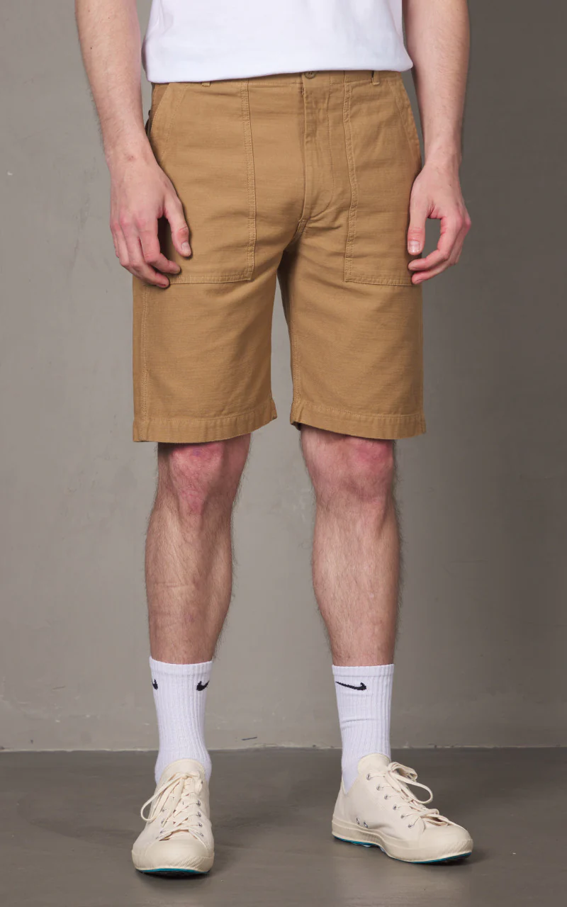 Tellason Fatigue Shorts Sateen British Tan - Image 4