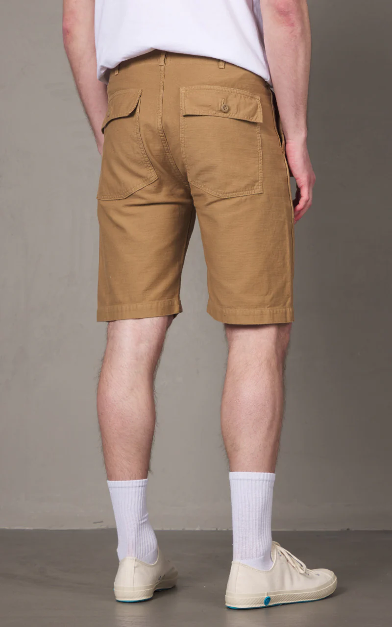 Tellason Fatigue Shorts Sateen British Tan - Image 6