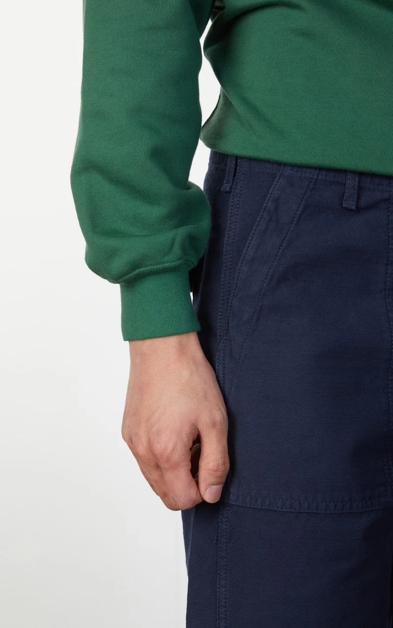 Tellason Fatigue Shorts Sateen Navy - Image 8
