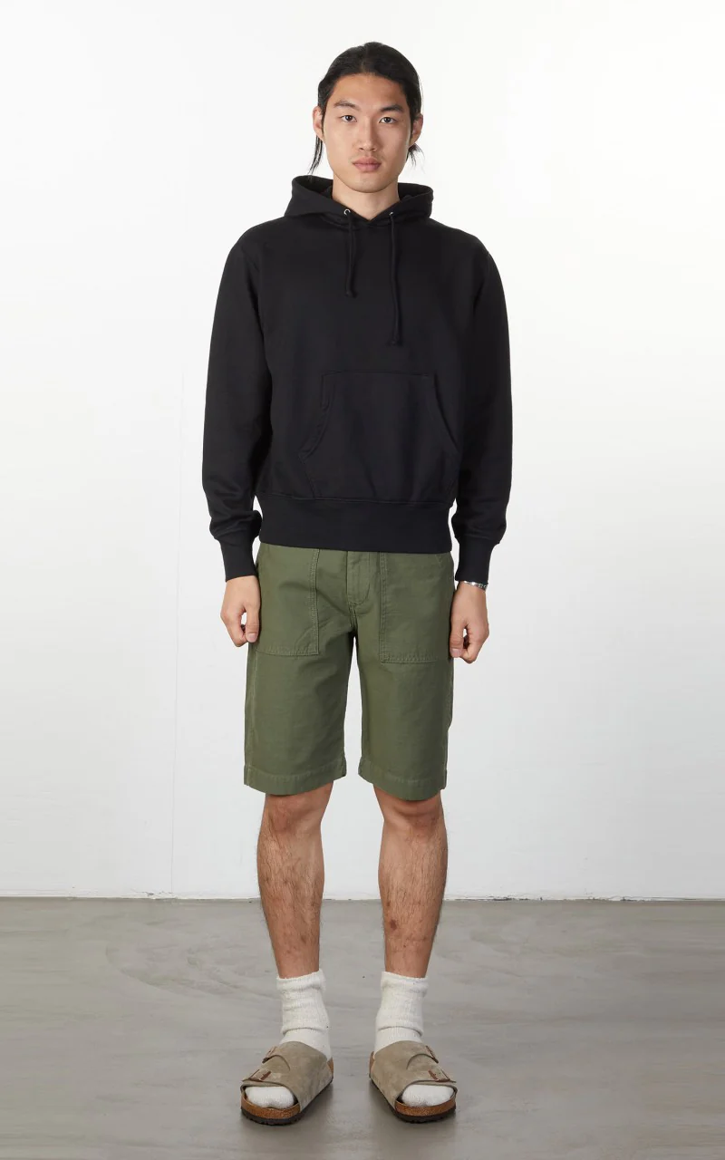Tellason Fatigue Shorts Sateen Olive - Image 2