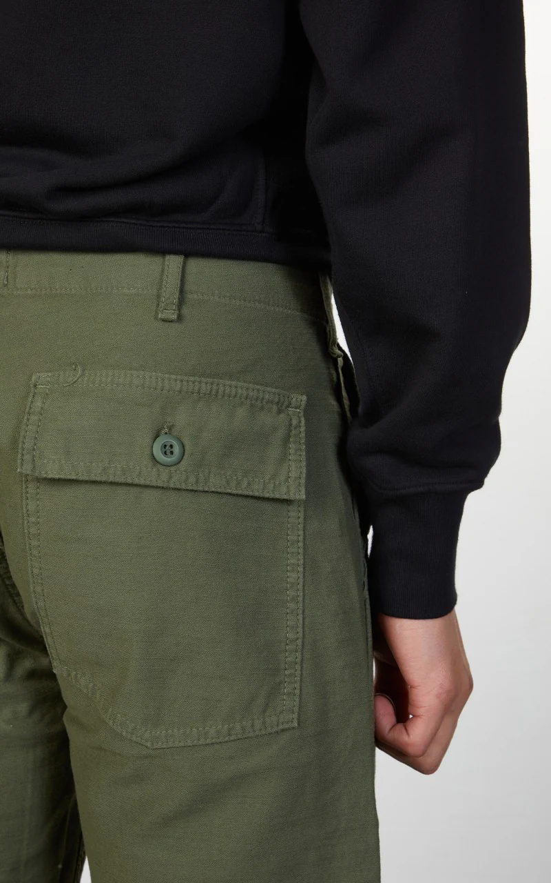 Tellason Fatigue Shorts Sateen Olive - Image 8