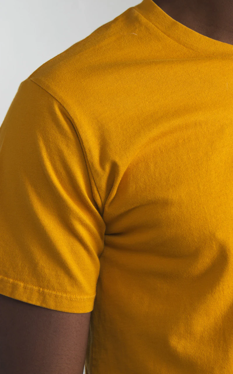 Tellason Heavyweight Pocket T-Shirt Gold - Image 4