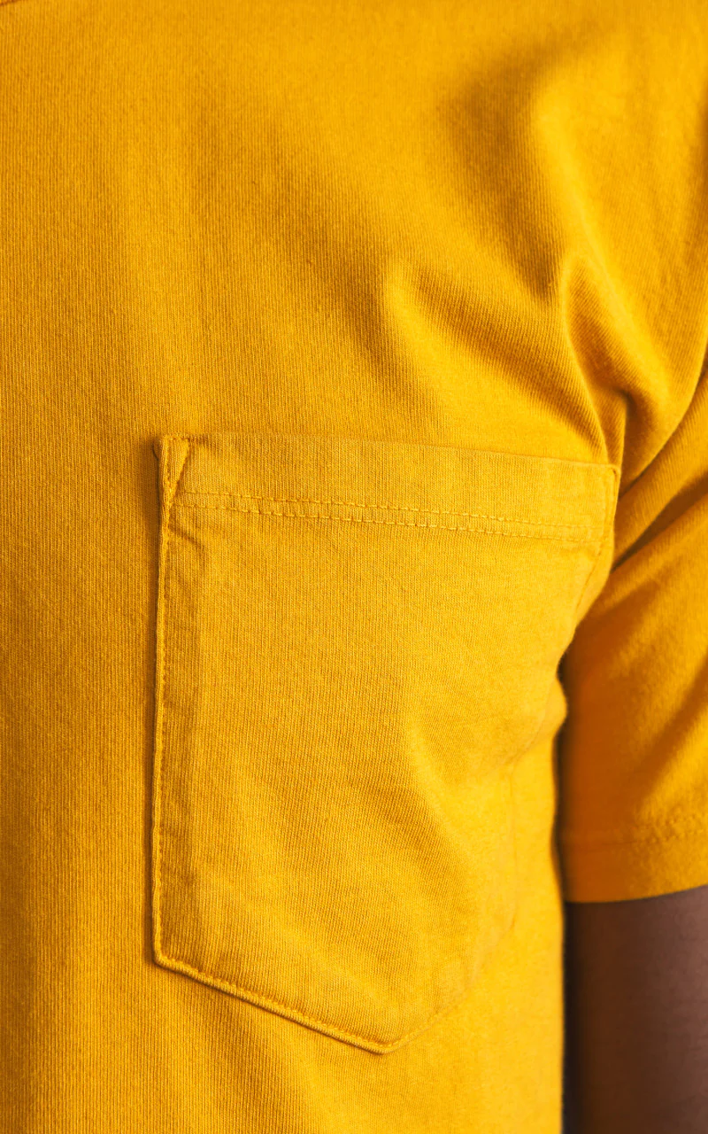Tellason Heavyweight Pocket T-Shirt Gold - Image 5