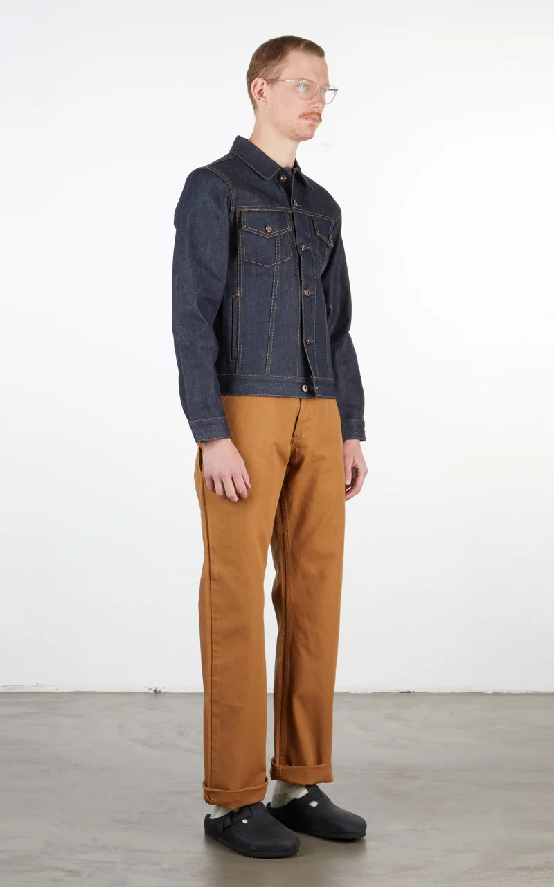 Tellason Jean Jacket Blanket Lined Selvedge Denim 16.5oz - Image 4