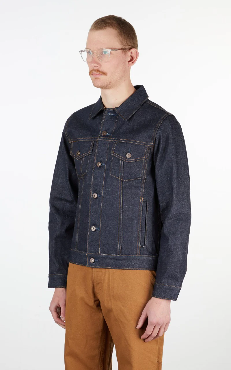 Tellason Jean Jacket Blanket Lined Selvedge Denim 16.5oz - Image 5