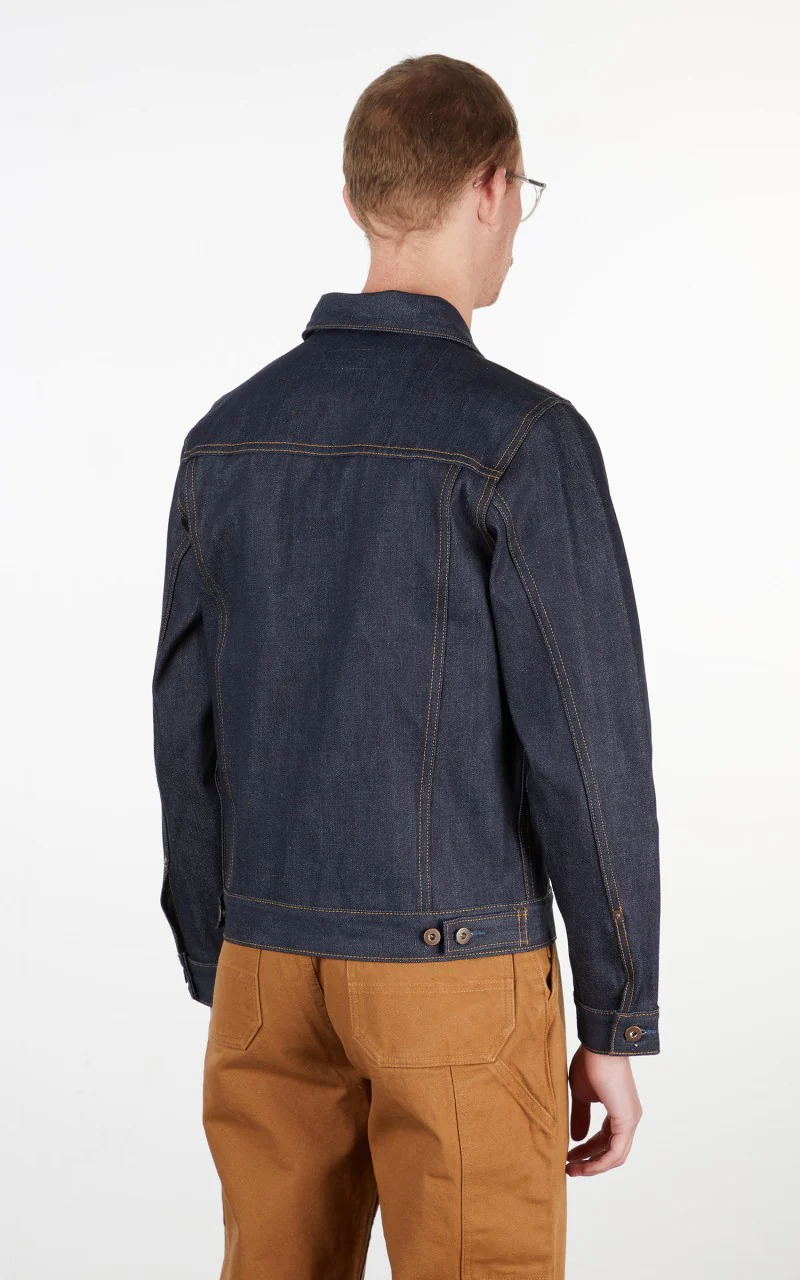 Tellason Jean Jacket Blanket Lined Selvedge Denim 16.5oz - Image 6