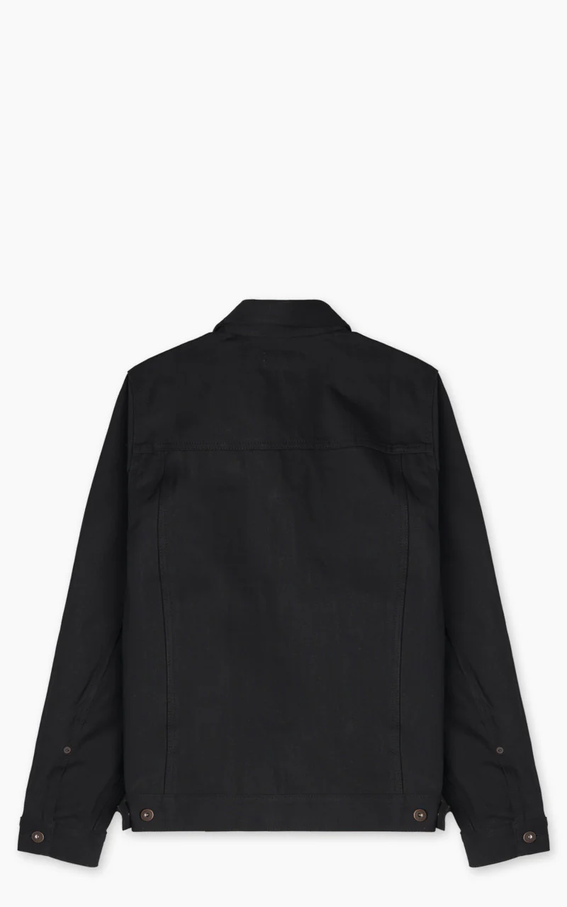 Tellason Jean Jacket Selvedge Denim Black 13.5oz - Image 3