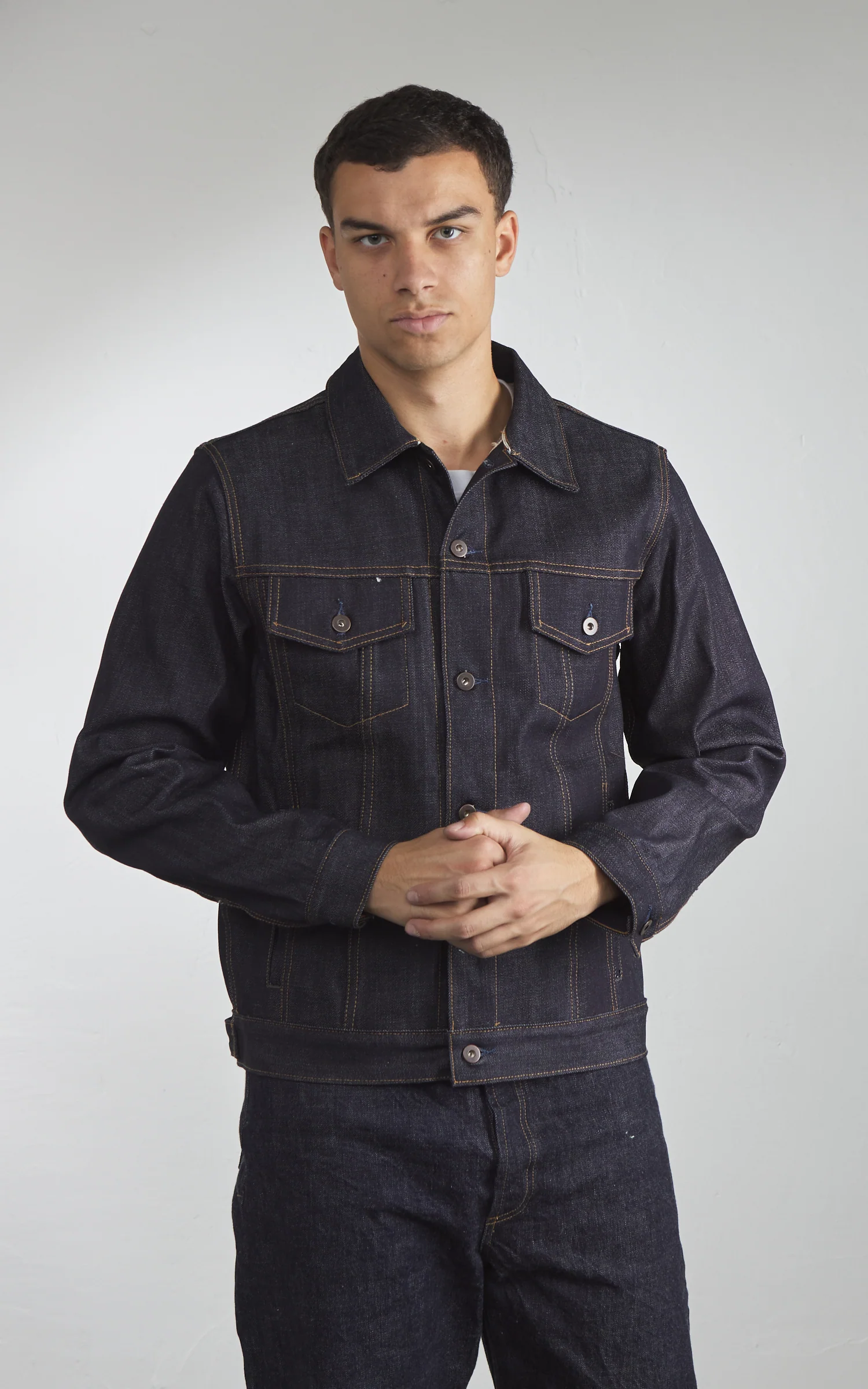 Tellason Jean Jacket Selvedge Denim Indigo 14.75oz - Image 4