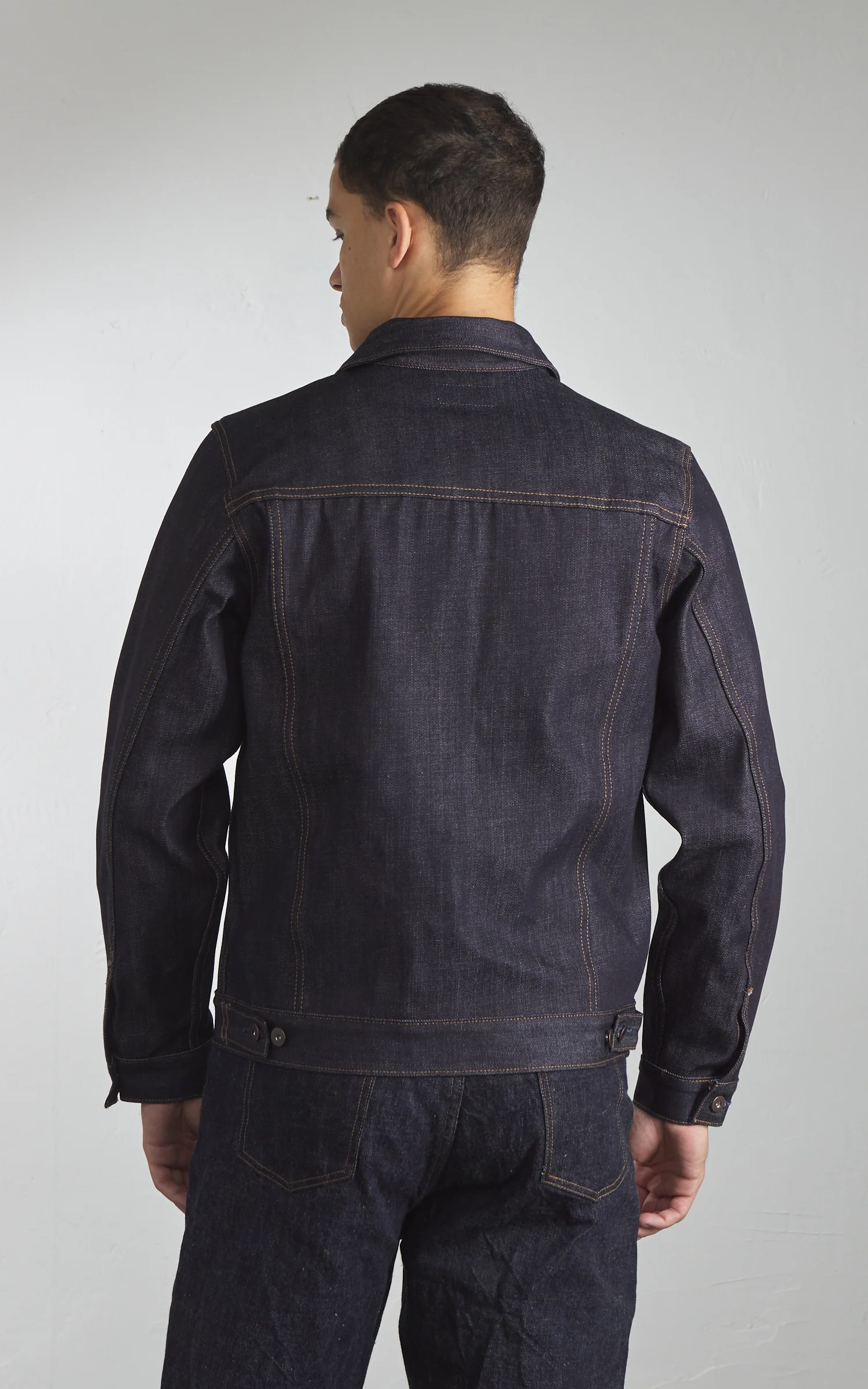 Tellason Jean Jacket Selvedge Denim Indigo 14.75oz - Image 7