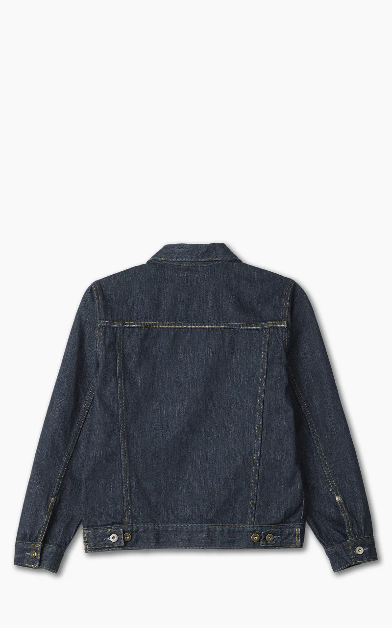 Tellason Jean Jacket Selvedge Denim Rinsed Indigo - Image 3