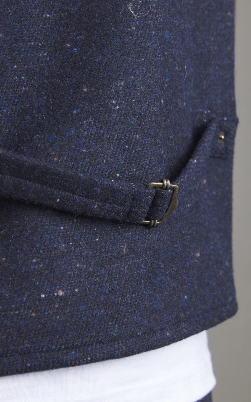 Tellason JK Vest Tommy Wool Navy - Image 7