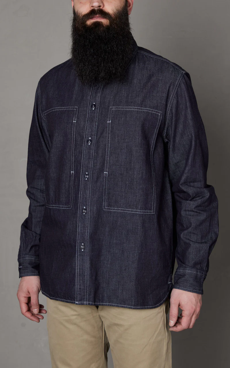 Tellason Marine Shirt Dry Indigo - Image 5