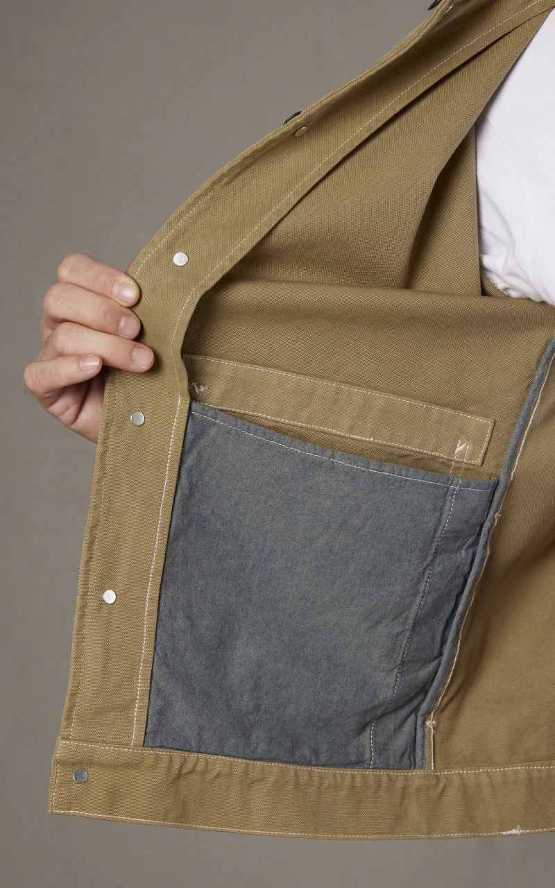 Tellason Montana Jacket Sould Canvas Desert Sand - Image 7