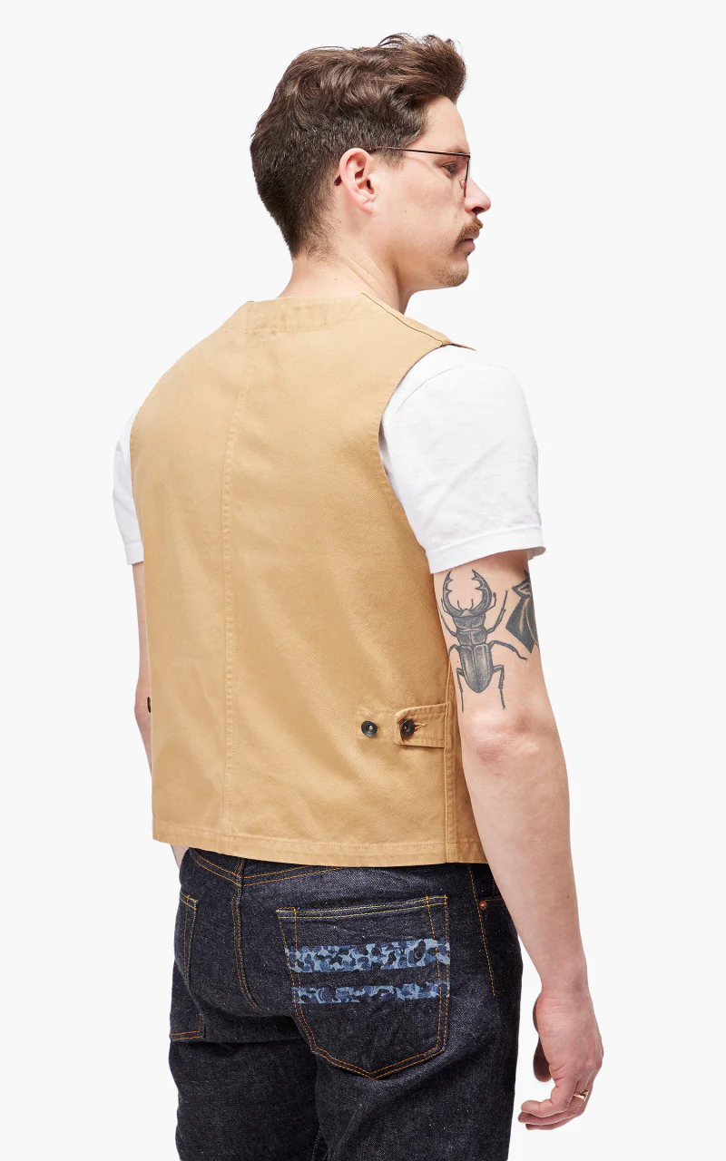 Tellason Ranchhand Vest Soul Canvas Desert Sand - Image 5