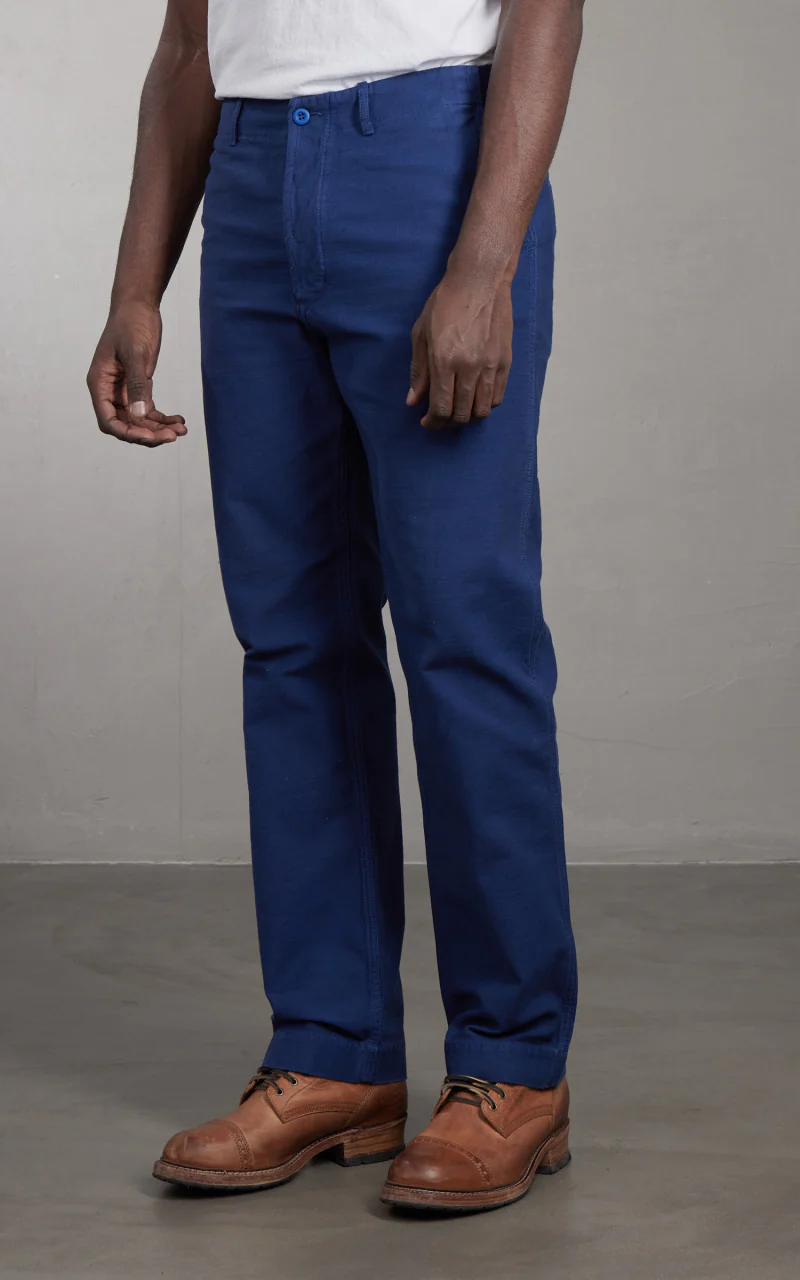 Tellason Seaman Pant French Worker Blue - Image 4