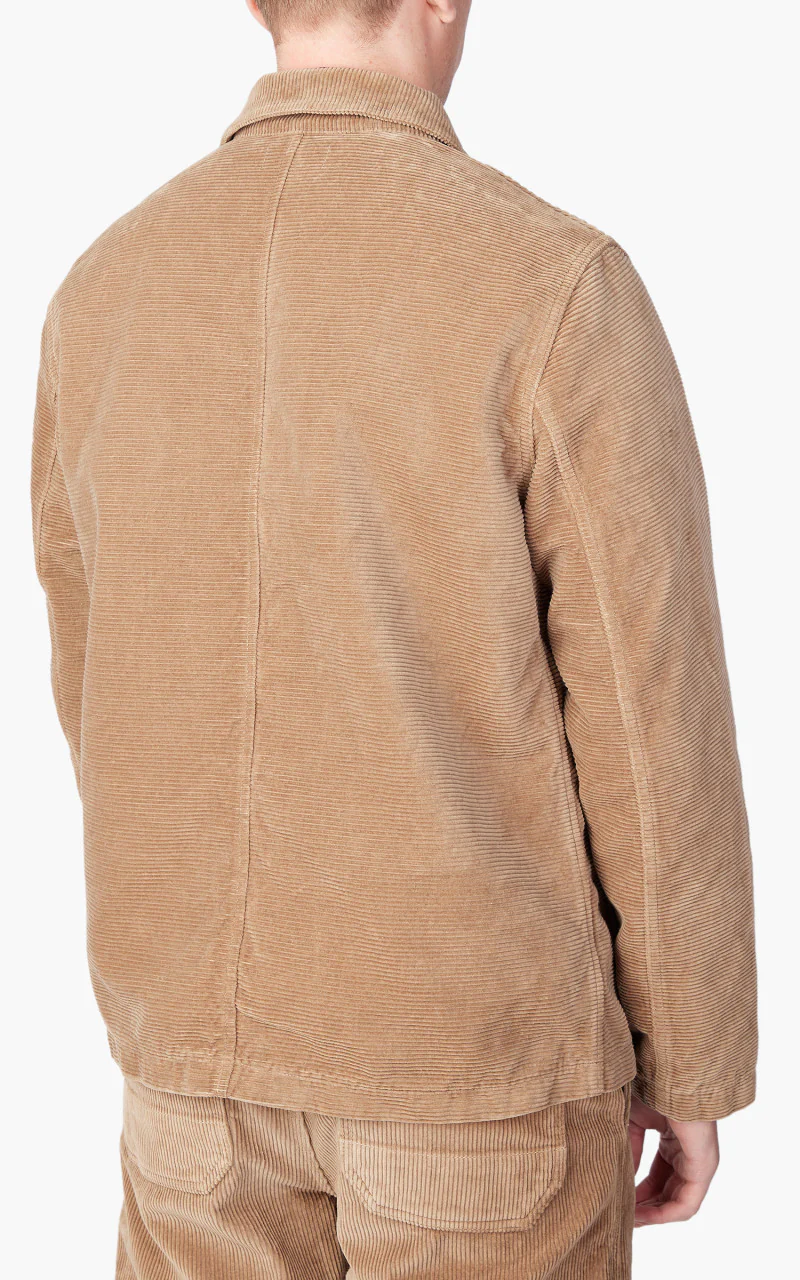 Tellason Shawl Collar Jacket Kindermann Corduroy Taupe - Image 5