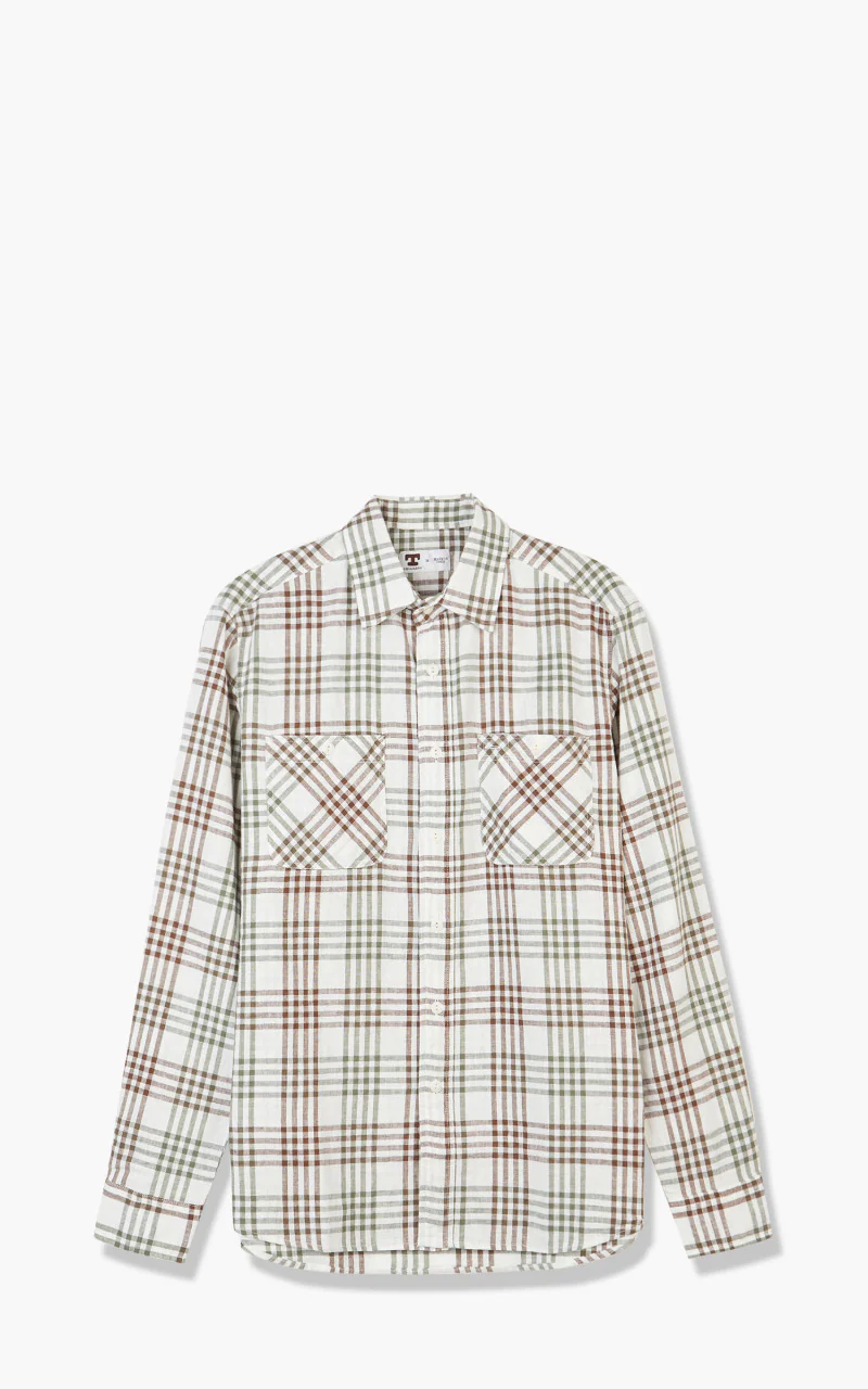Tellason Utility Shirt Oria Green Check