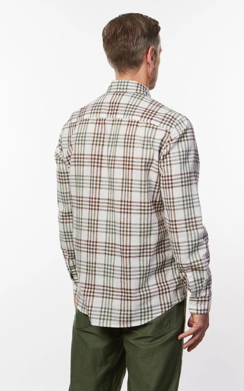 Tellason Utility Shirt Oria Green Check - Image 6
