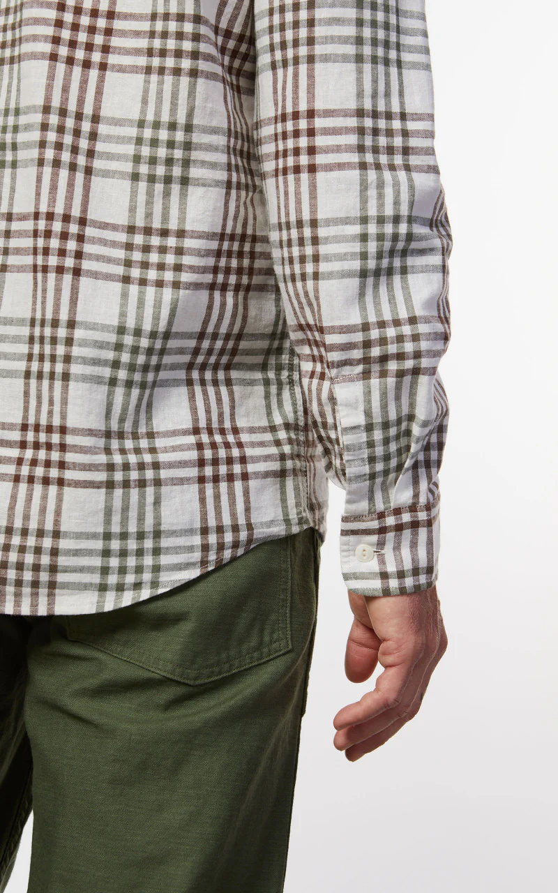 Tellason Utility Shirt Oria Green Check - Image 7