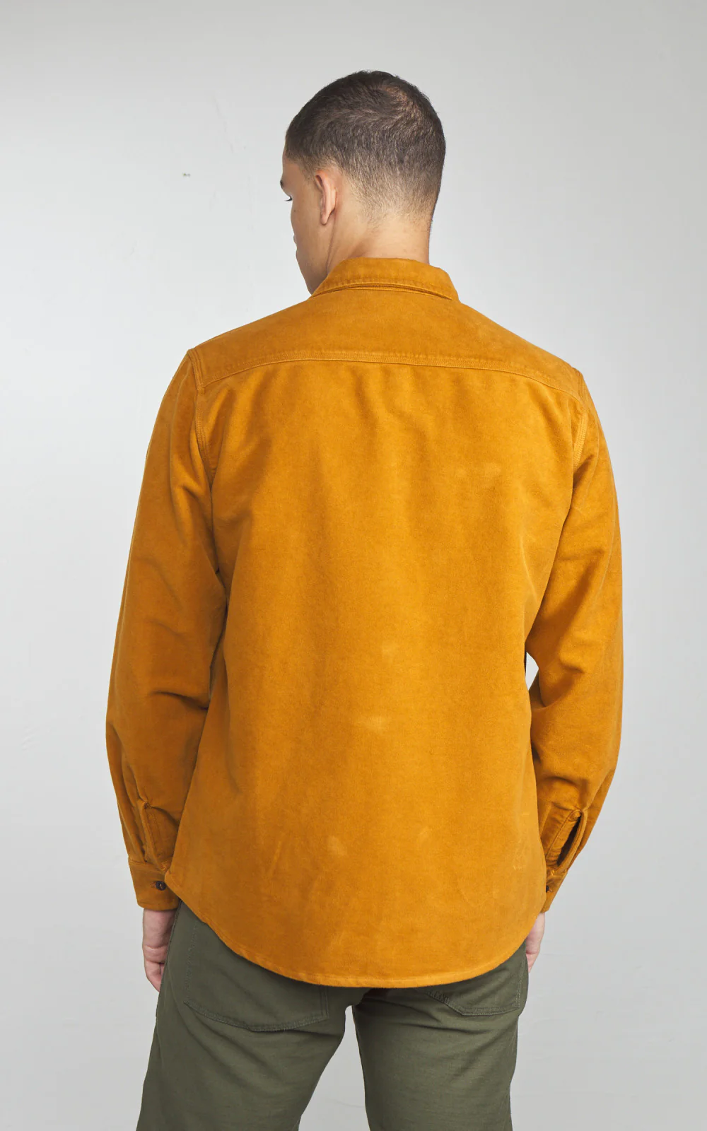 Tellason Utility Shirt Scledum Moleskin Ocher - Image 5