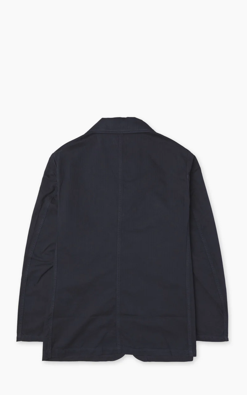 Tellason Work Blazer Herringbone Twill Dark Navy - Image 5